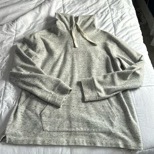 Men’s Super Soft Light Heather Gray Hoodie Size XL